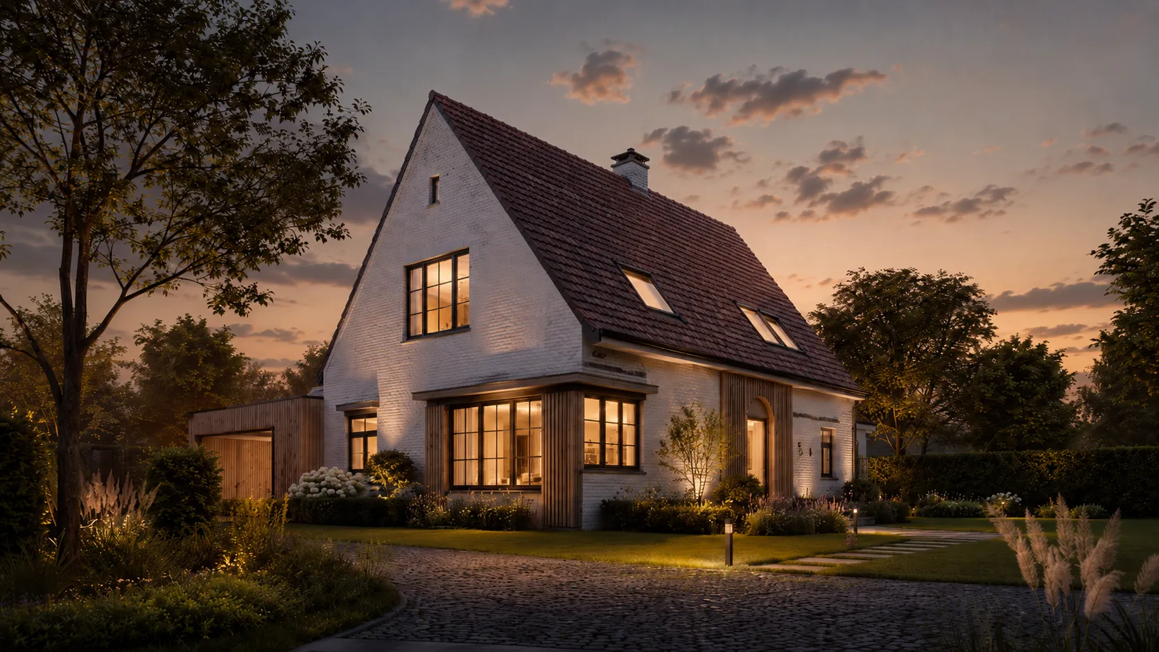 Woning hersteld naar rust
